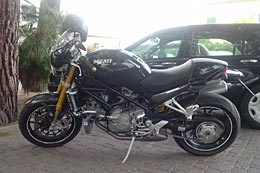La moto di Giancarlo