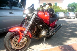 La moto di Michele